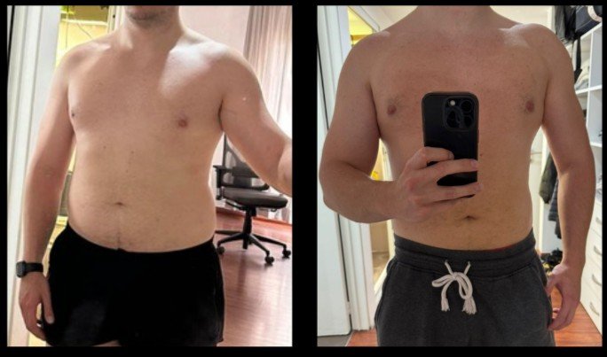 Fran — antes y después de FITRANSFORMATION